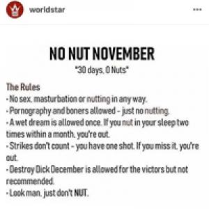 No Nut November